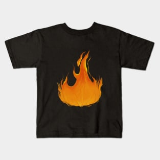 Fire Flame Kids T-Shirt